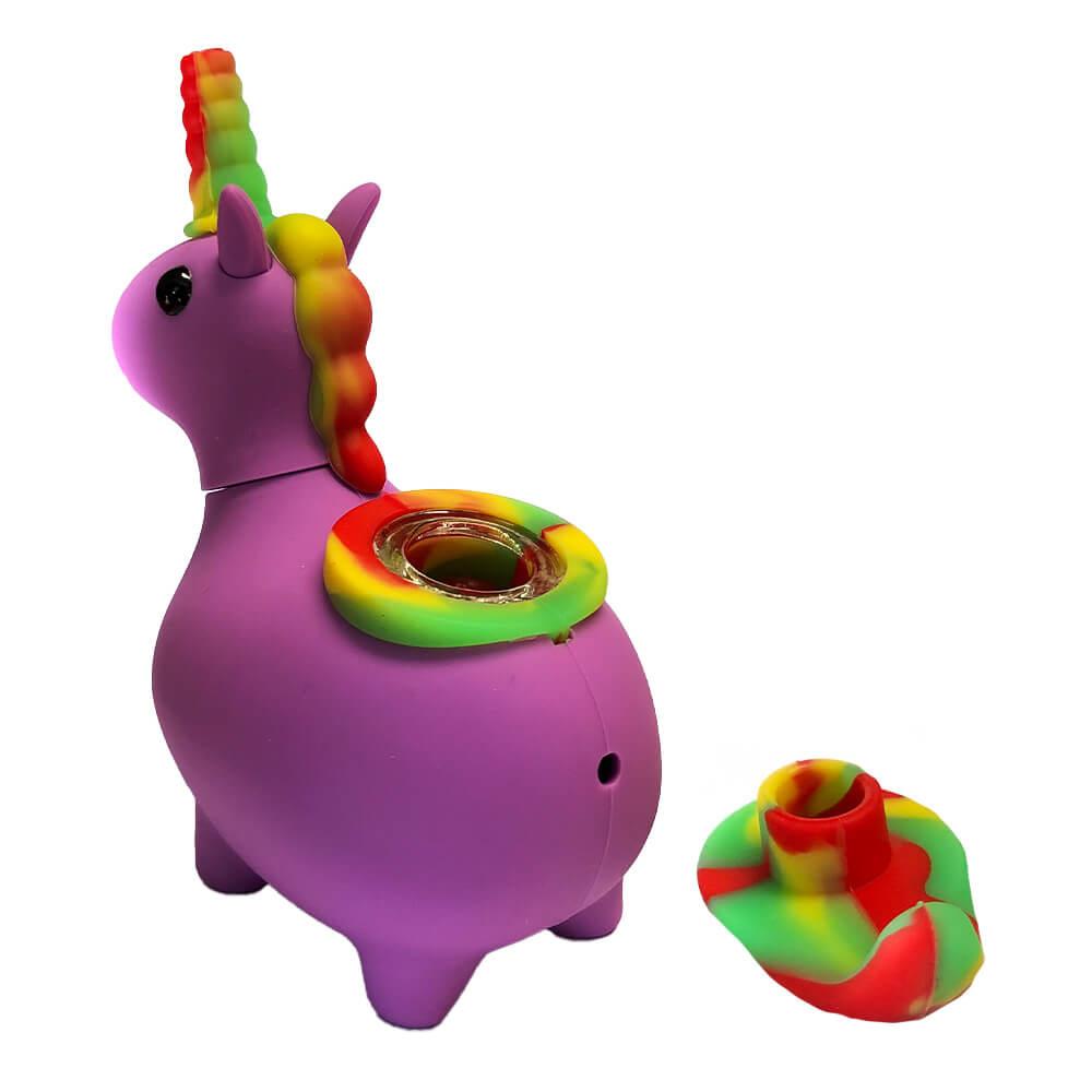 Unicorn Silicone Smoking Pipe