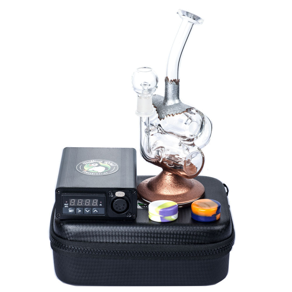 Enail Dab Kit W/ Double Chamber Recycler Dab Rig Bundle