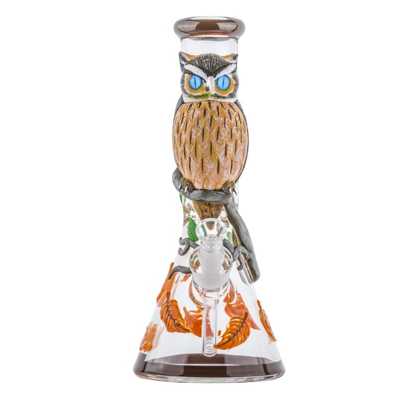 13 Owl Theme Beaker Bong