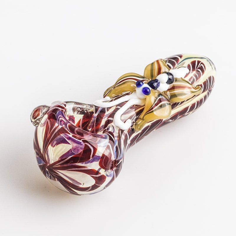 Butterfly Glass Spoon Pipe
