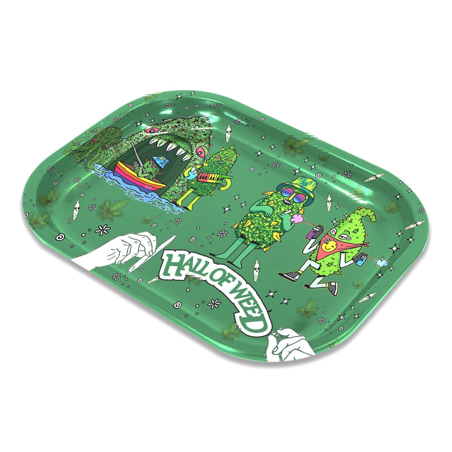 Metal Cigarette Panel Weed Rolling Tray