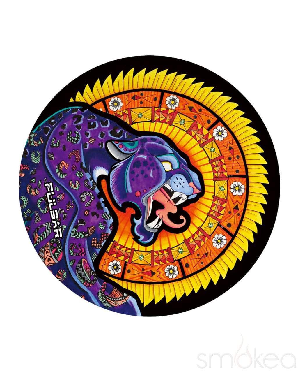 Pulsar 10 Psychedelic Jaguar Beaker Bong