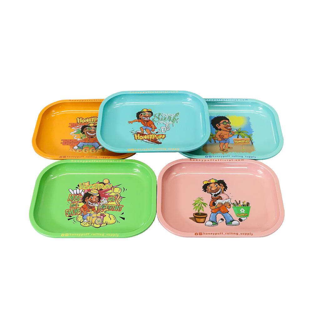 HoneyPuff Tinplate Rolling Tray