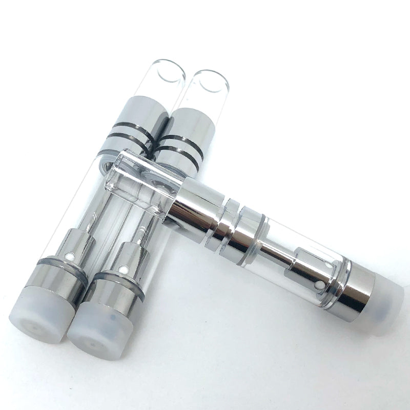Glass Mouthpiece CBD Ceramic Coil Cartridge