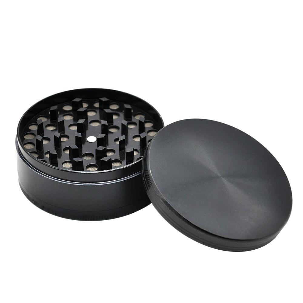 Puffing Bird Basic Herb Grinder 3 Layer Extra Large Black 100 MM