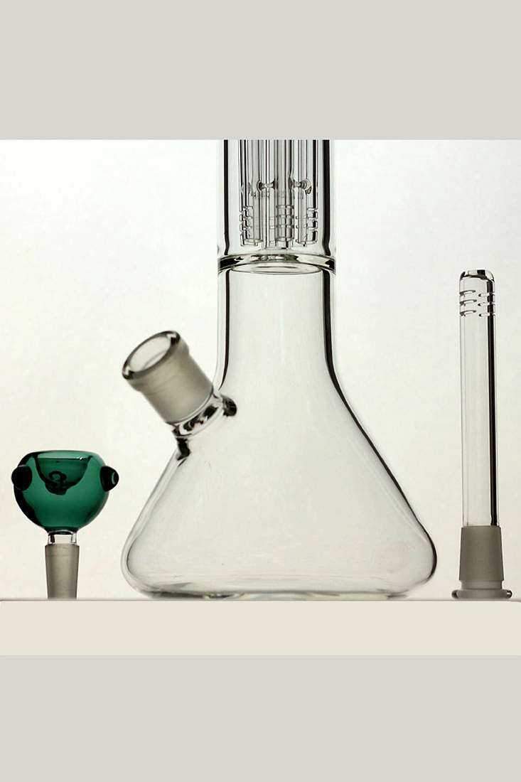 18 volcano 6 arms glass water bong