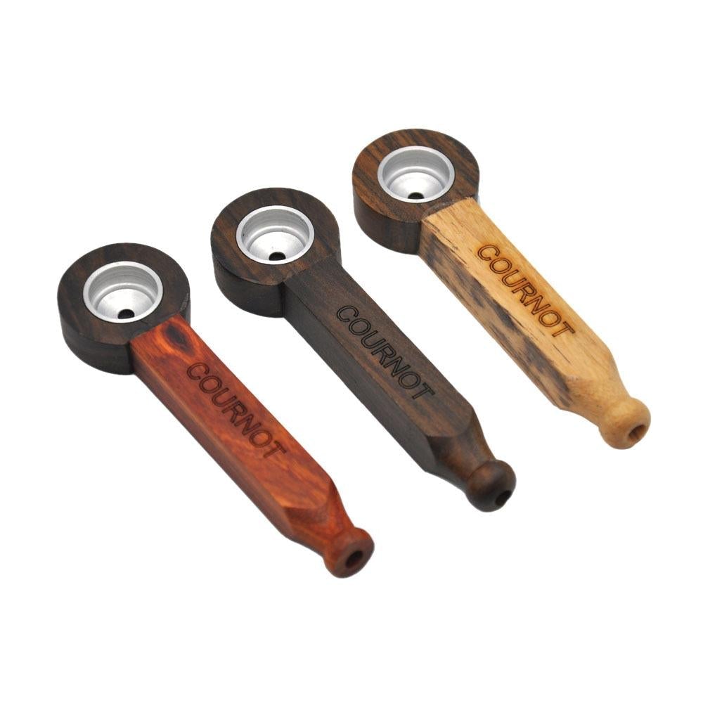 Wooden Portable Pipe (Random Color)