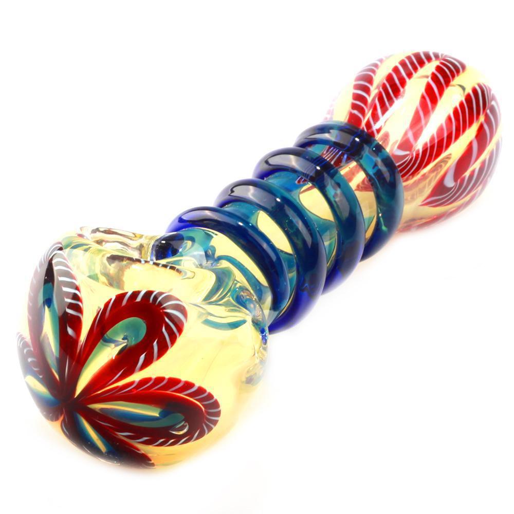 Handmade Nano Pipe w/ Milli Scheme Blue Spiral Pipe Set