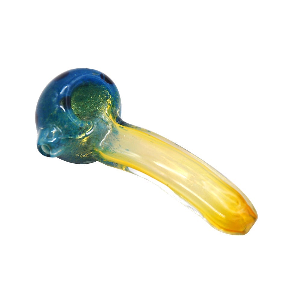 Two Tone Glass Spoon Pipe