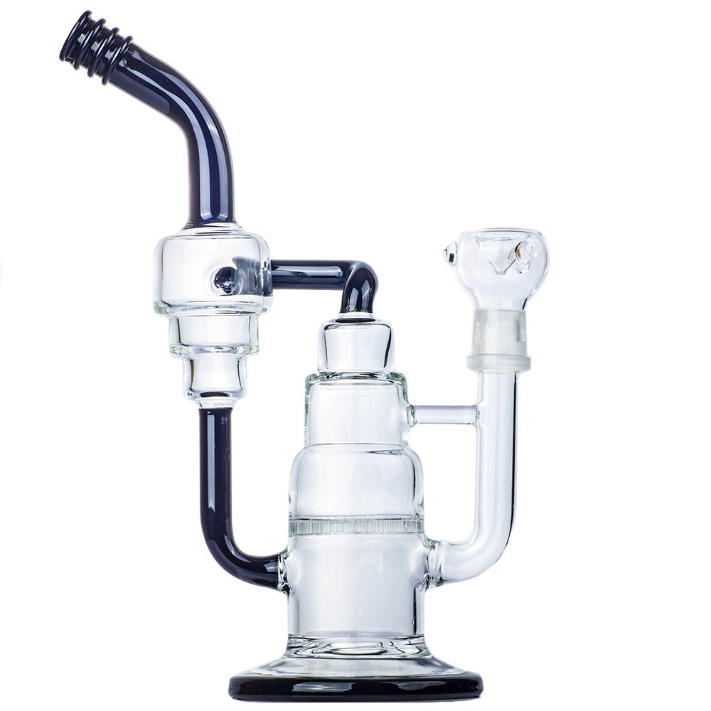 Recycler Double Chamber Glass Bong