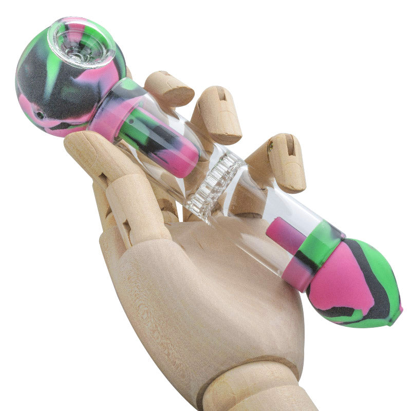 Silicone Honeycomb Perc Pipe (Random Color)