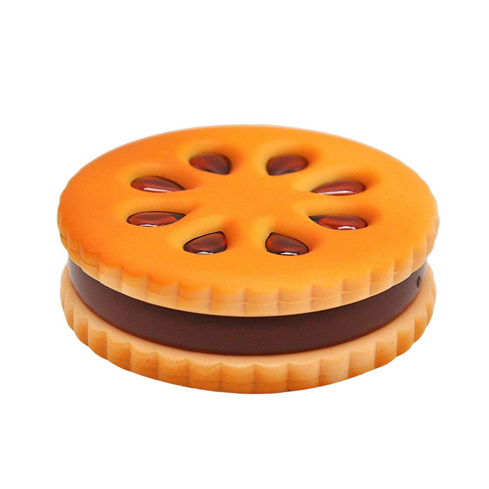 Biscuit Shape Stealthy Novelty Herb Grinder 2 Layer 56MM