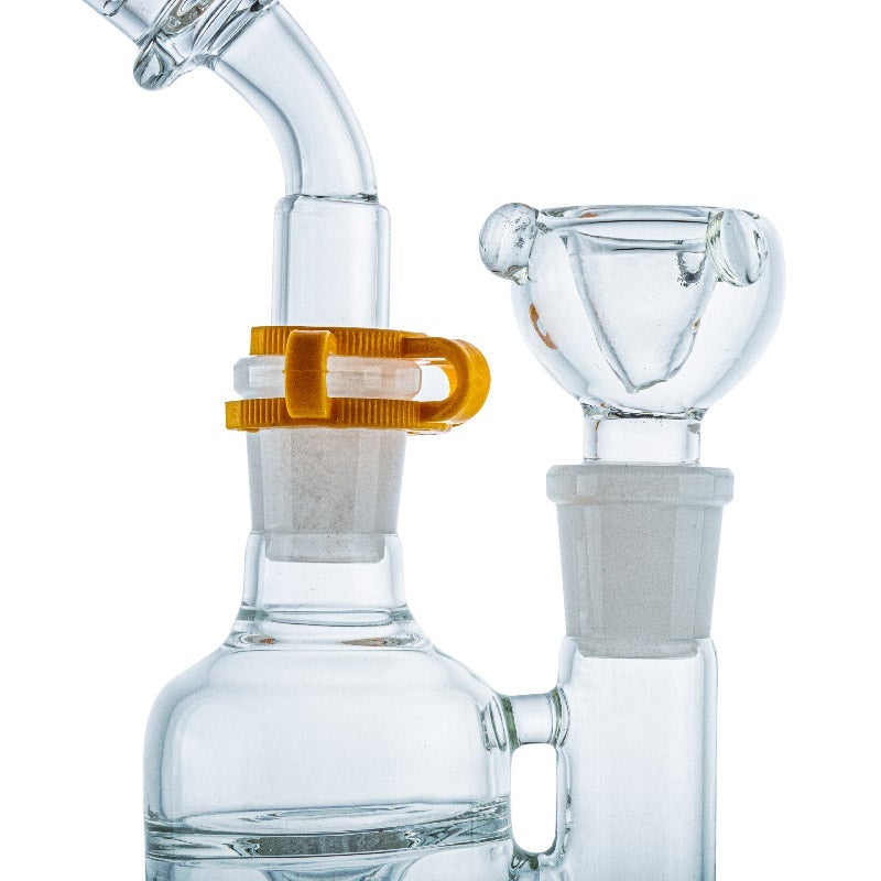 7 Transparent Bong with Detachable Neck
