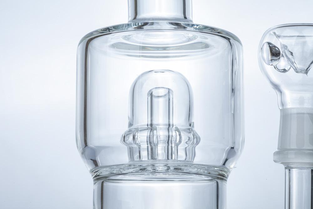 Extra Thick Glass Bong Set w/ Quartz Banger and Carb Cap