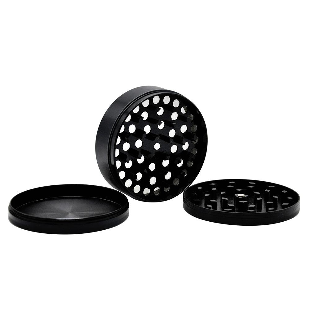 Puffing Bird Basic Herb Grinder 3 Layer Extra Large Black 100 MM