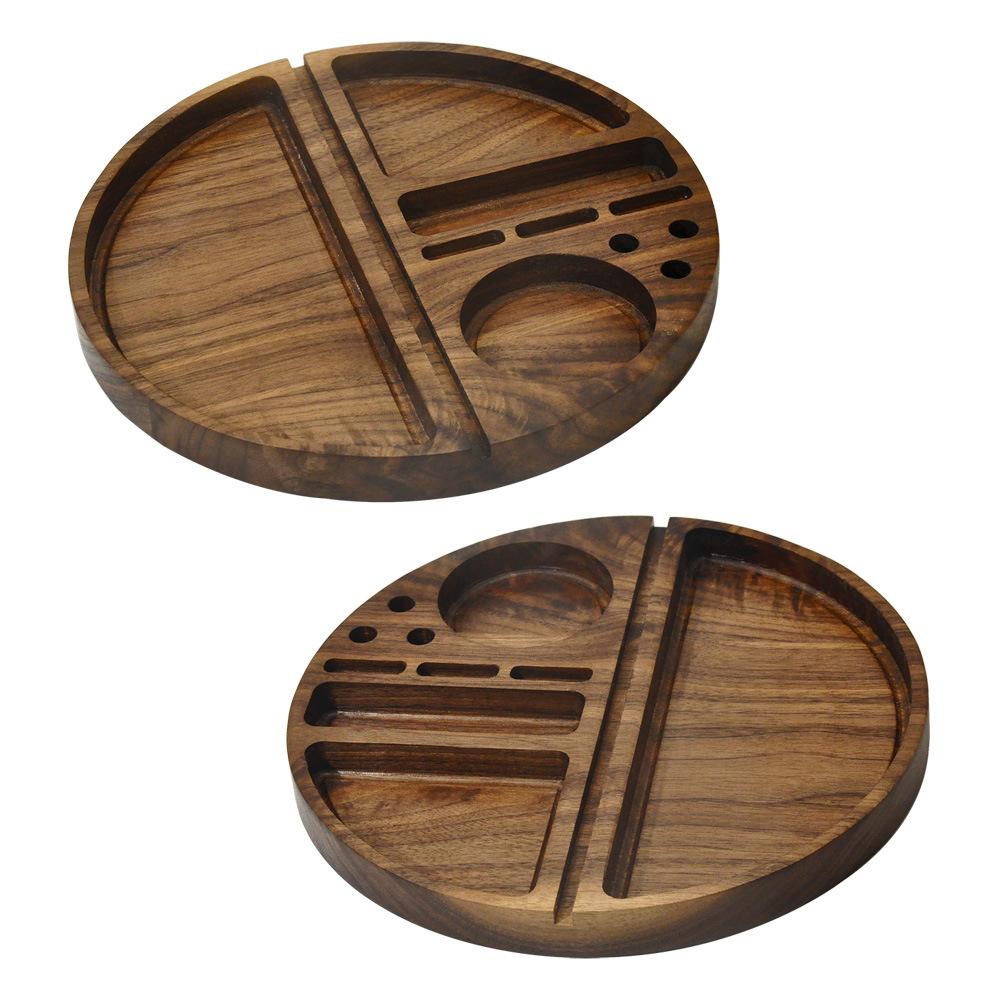 Walnut Solid Wood Cigarette Rolling Tray
