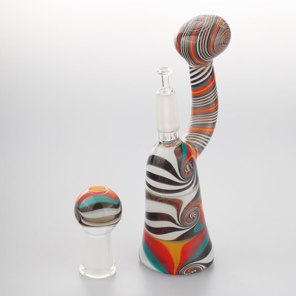 5 Heady Swirl Patent Mini Dab Rig