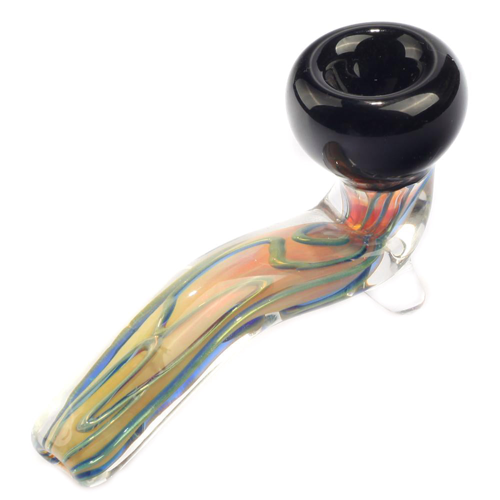 Fumed Glass Sherlock Pipe