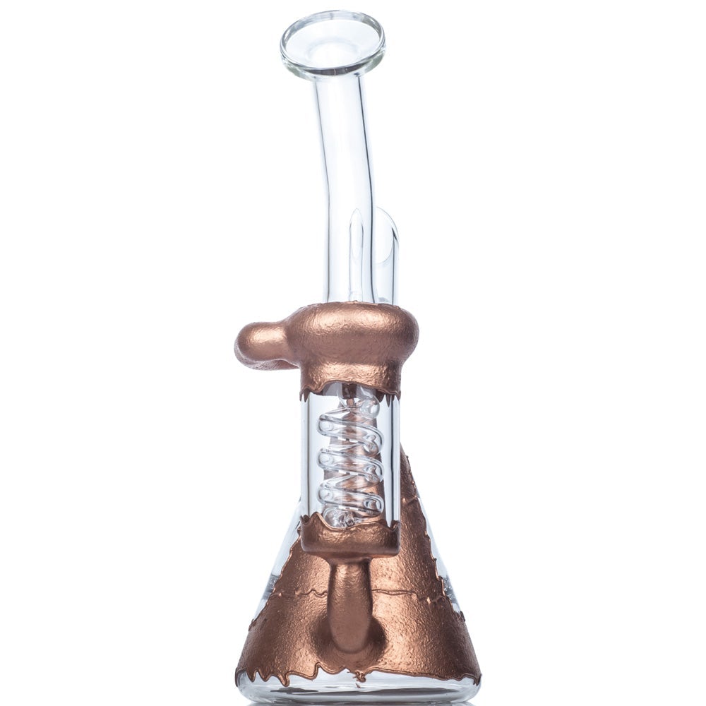 9 Bronze Multi Perc Glass Dab Rig