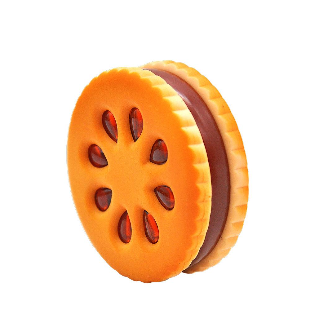 Biscuit Shape Stealthy Novelty Herb Grinder 2 Layer 56MM