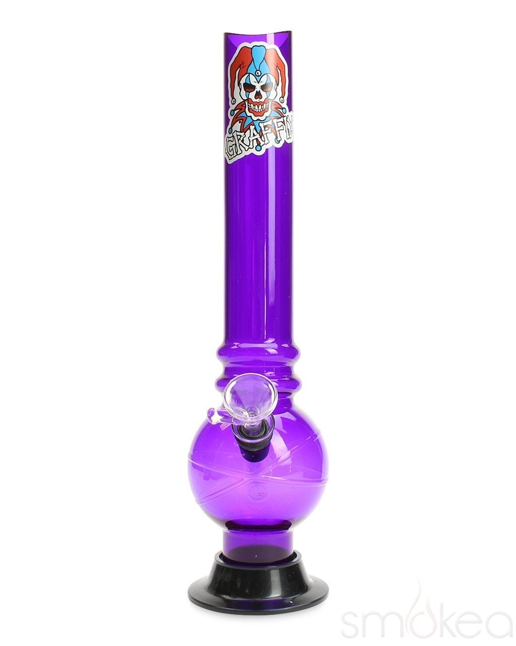 Graffix 12 Bubble Skinny Acrylic Bong