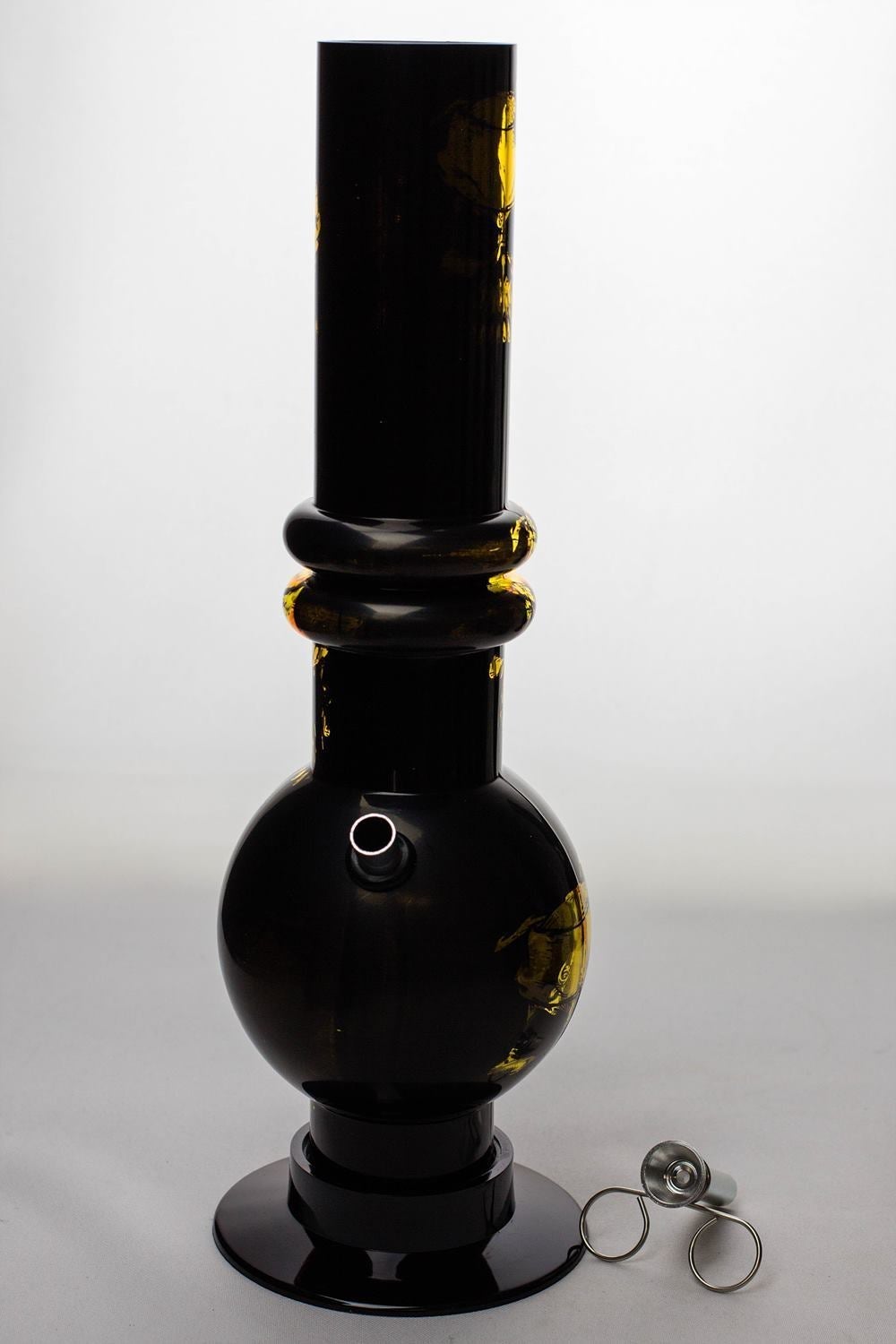 12 Mushroom Pattern Acrylic Bong