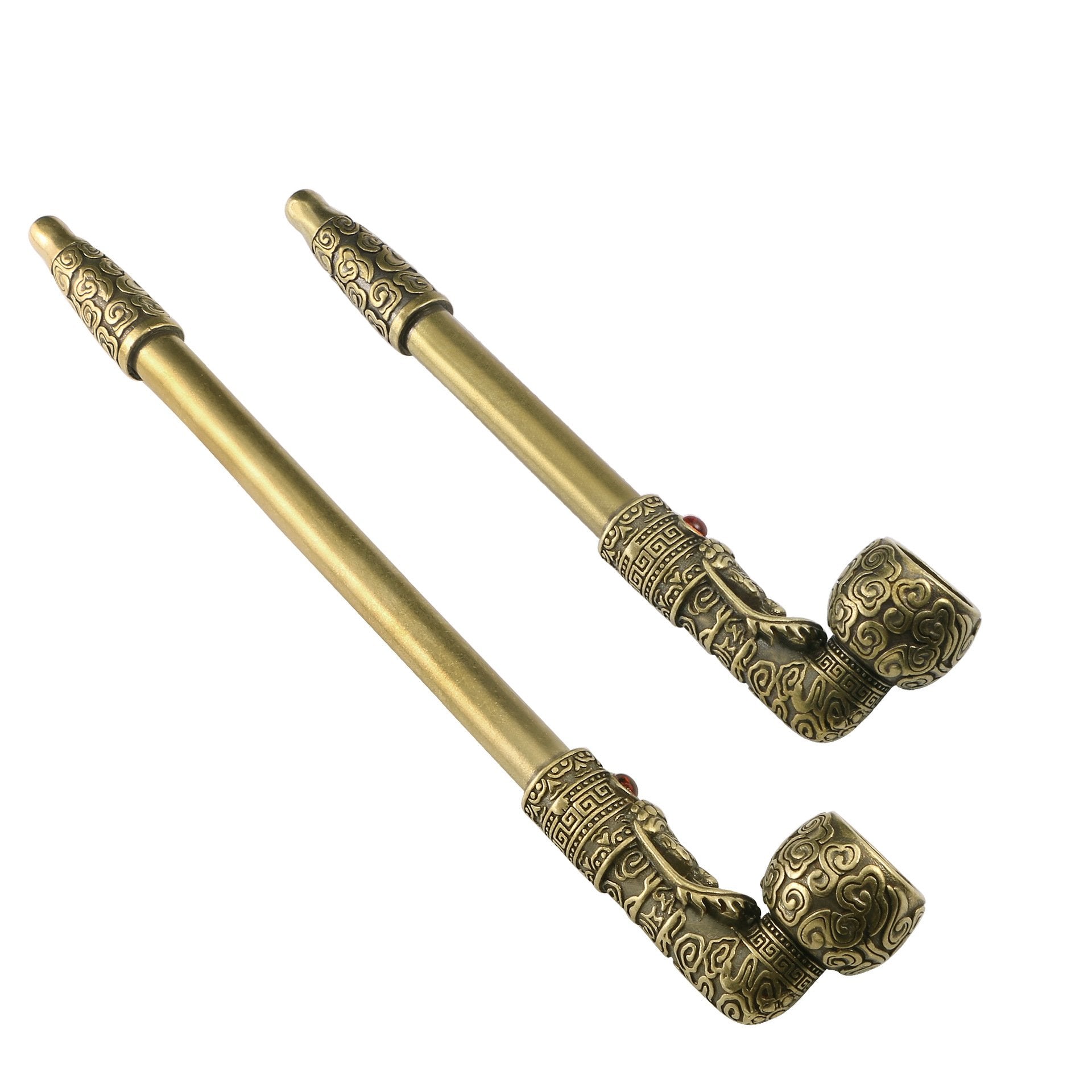 Buddha Statue Brass Smoking Pipe