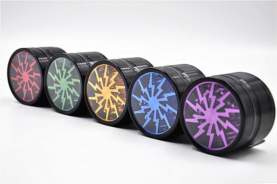 Thunder Blade Novelty Herb Grinder 4-Layer 63 MM (5 Colors)
