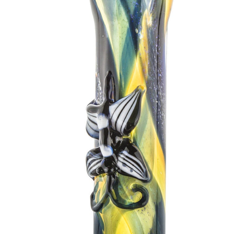 Butterfly Pattern Glass Hammer Bubbler