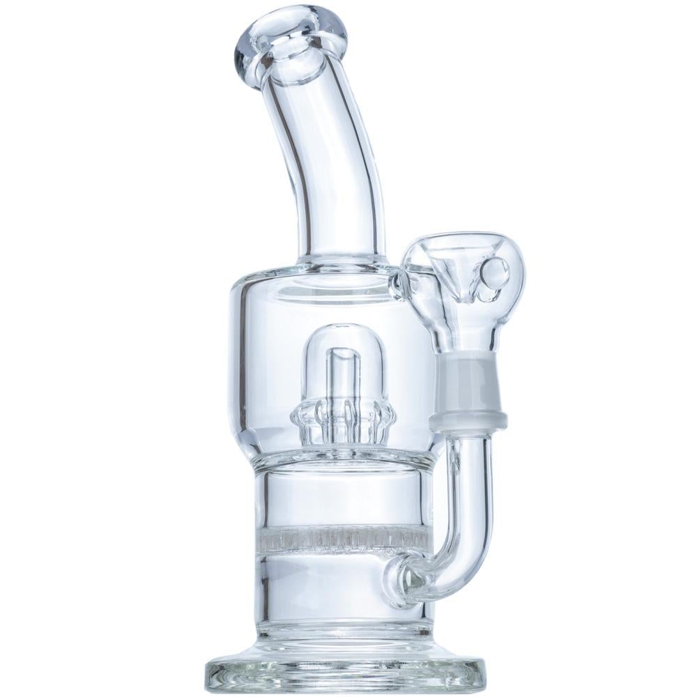 Extra Thick Glass Bong Set w/ Quartz Banger and Carb Cap
