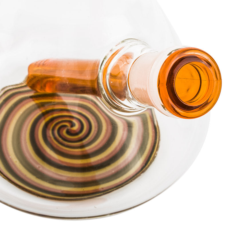 5.5 18mm To 14mm Acrylic Slitted Diffuser Downstem (Orange)