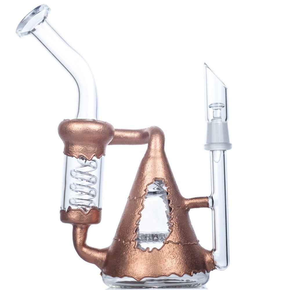 9 Bronze Multi Perc Glass Dab Rig
