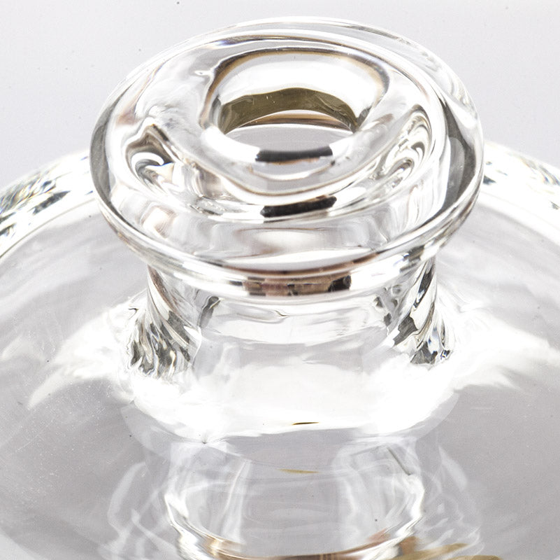 Clear Disc Glass Carb Cap