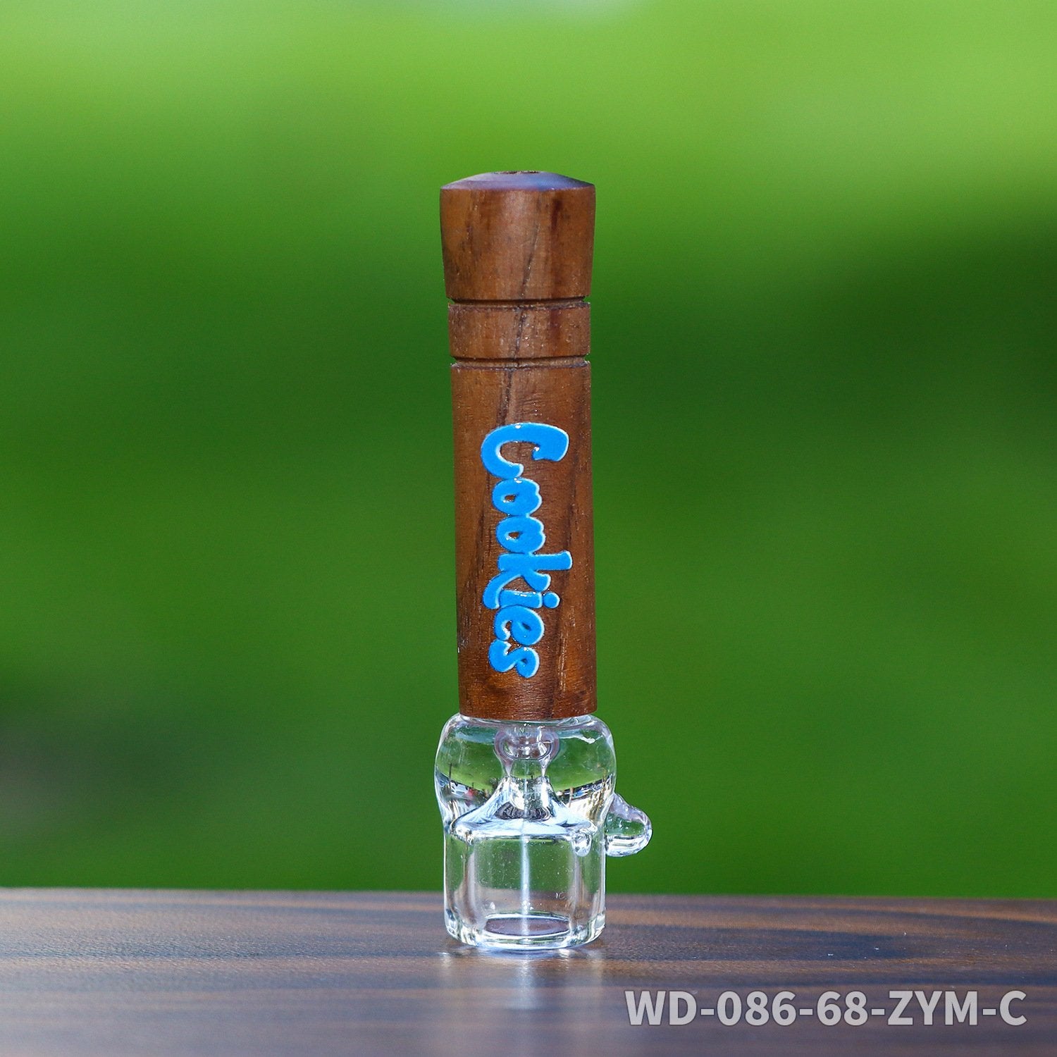 2.64 COOKIES Wood Weed Pipe