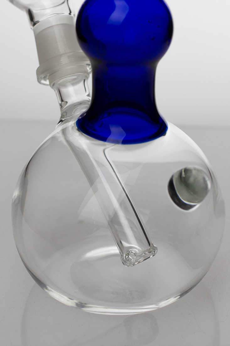 7 2-in-1 Blue glass water bubbler