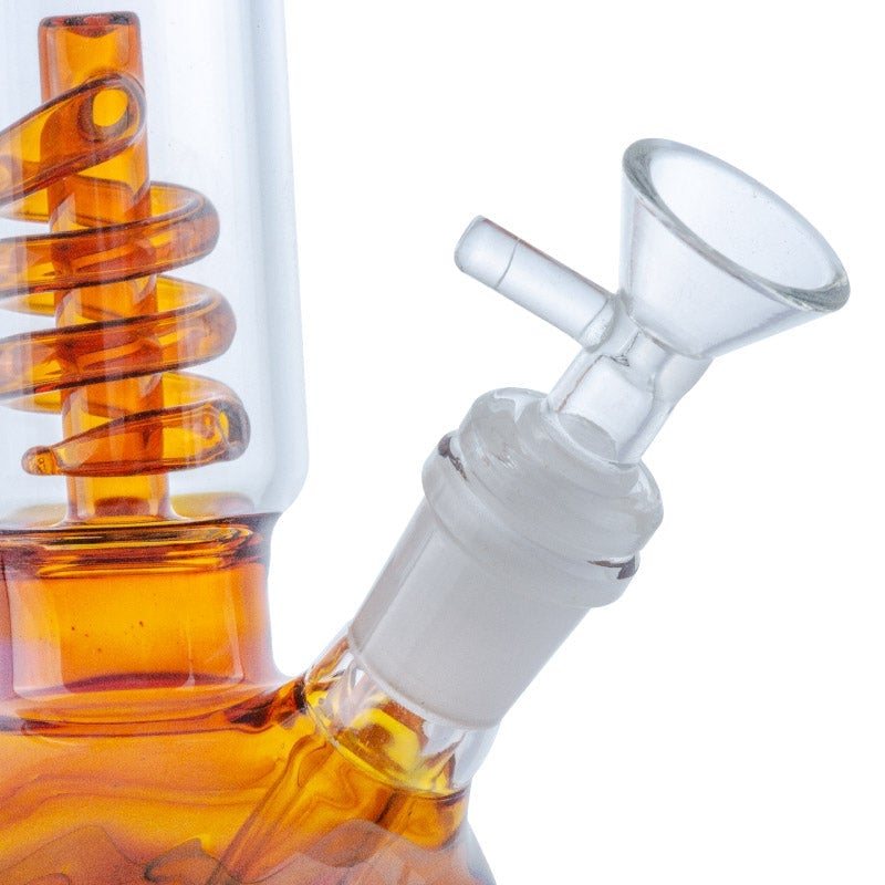 11 Spiral Perc Glass Beaker Bong