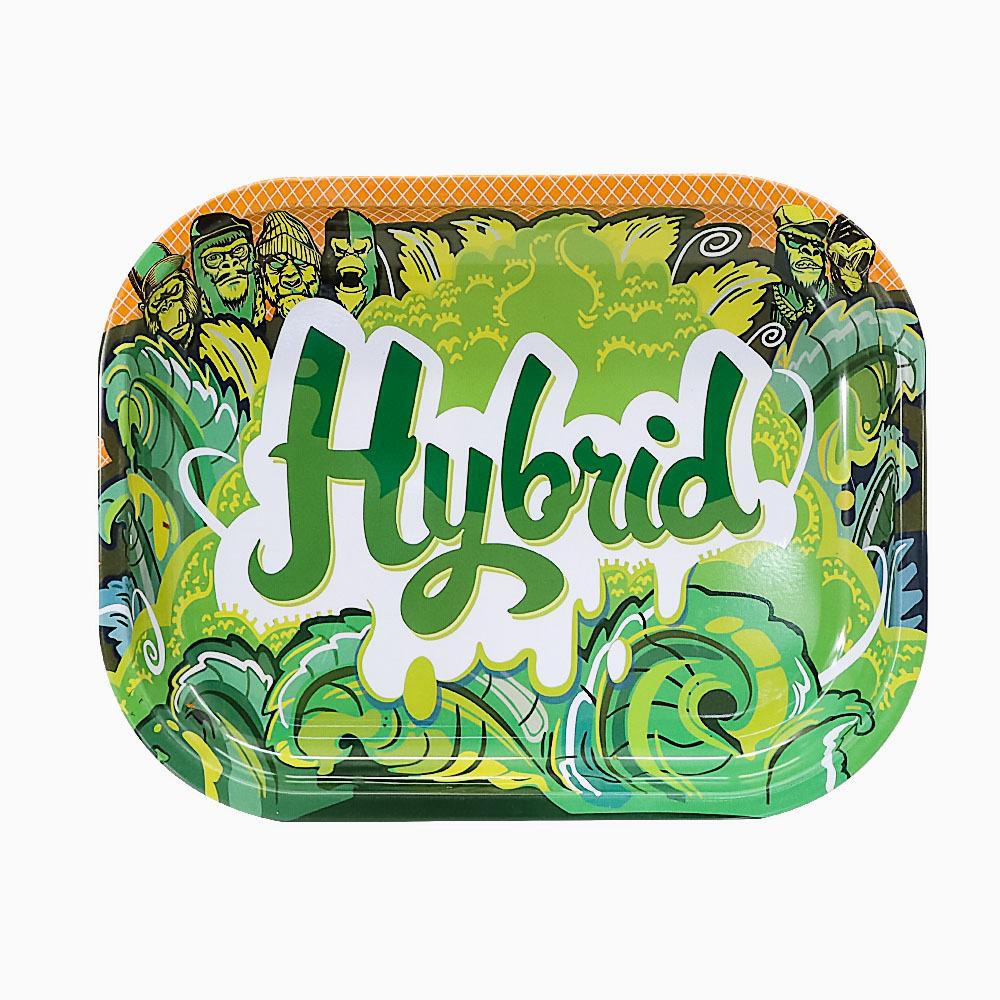 Popular Pattern Tinplate Metal Cigarette Rolling Tray