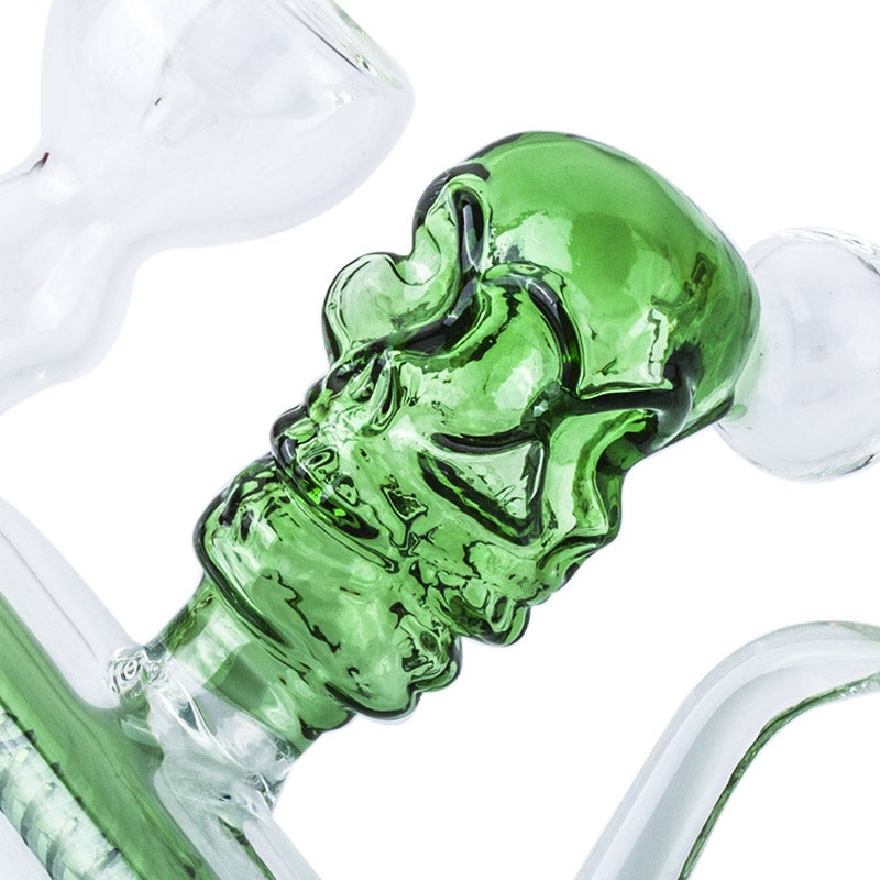 5.9 Skull Diffused Perc Mini Bong