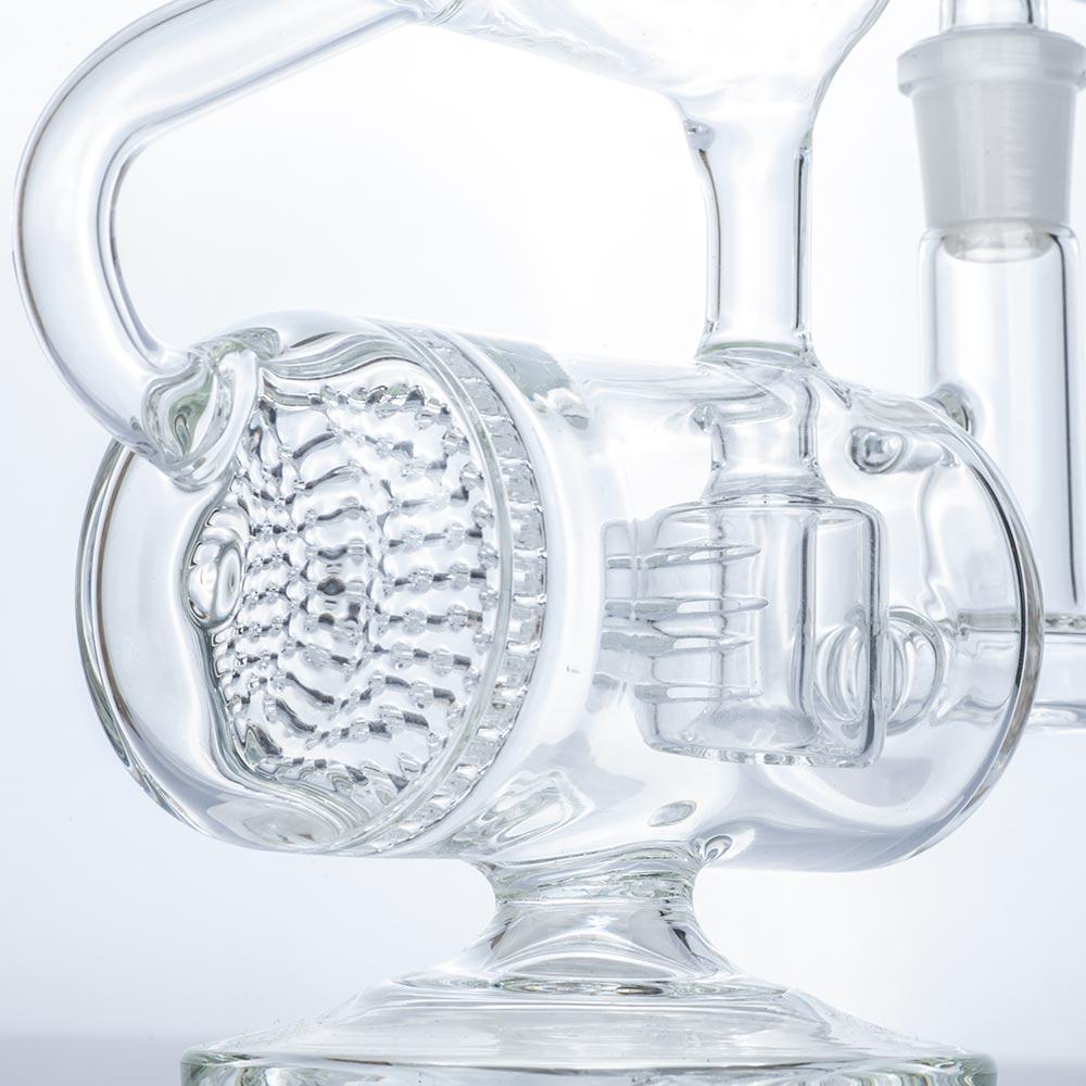 9 Glass Multi Perc Dab Rig w/ Pink Girly Glass Pipe Set