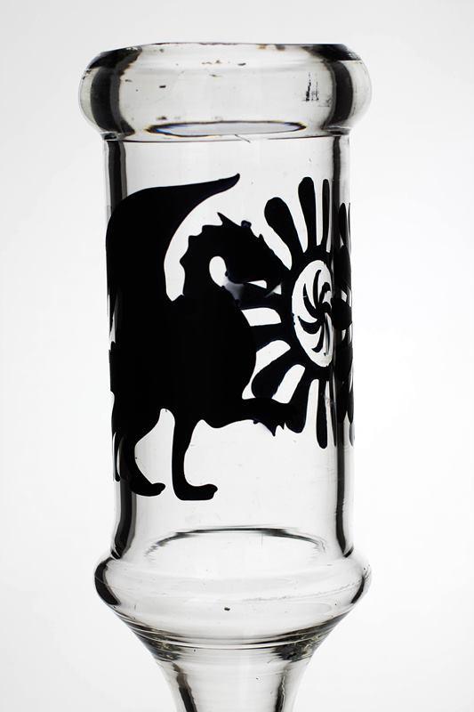 12 Color Coated Slim Neck Bong