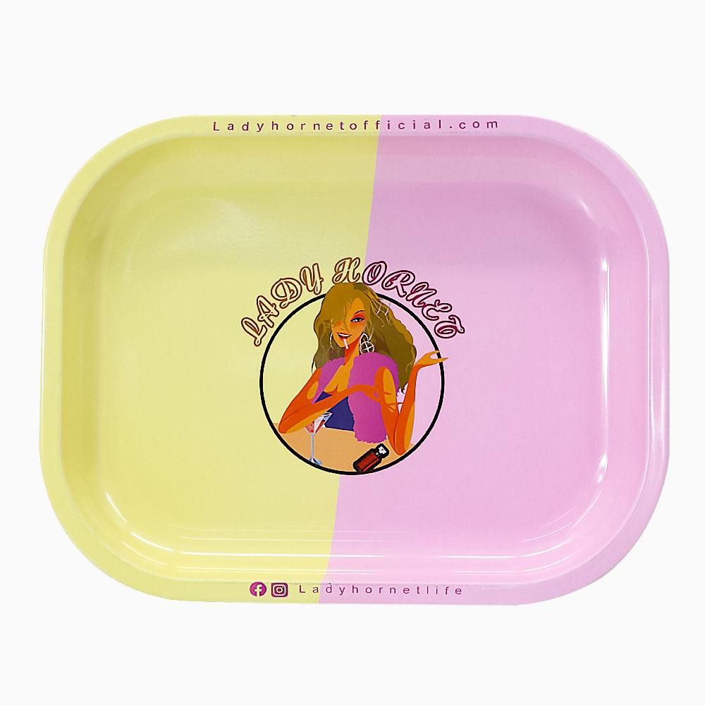 Popular Pattern Tinplate Metal Cigarette Rolling Tray