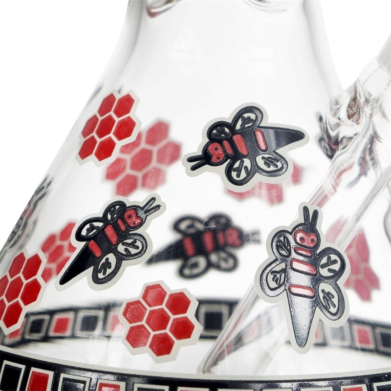 8 Glow-In-The-Dark Honeybee Beaker Bong