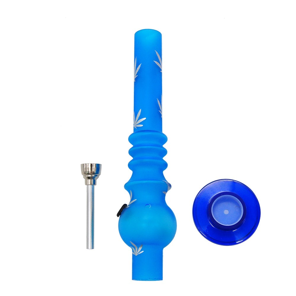8 Marijuana/Weed Print Acrylic Bong(Random Color)