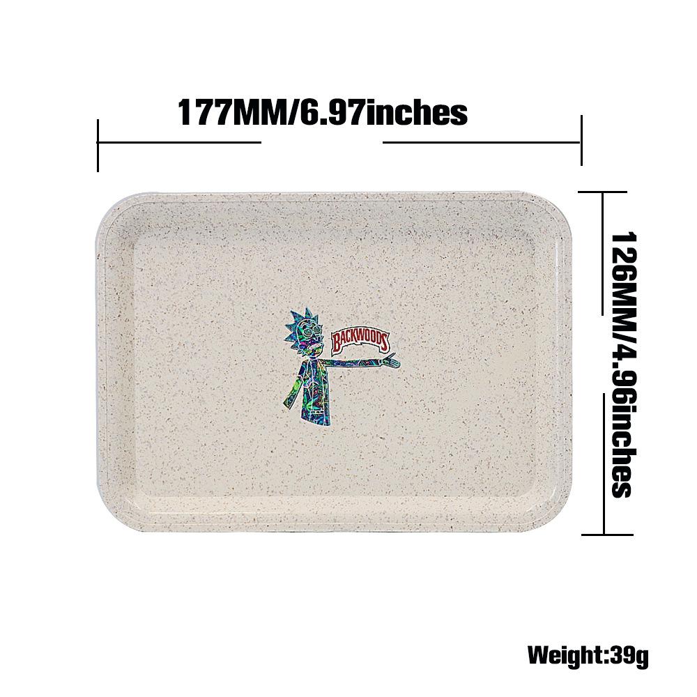 Multi Pattern Plastic Cigarette Rolling Tray
