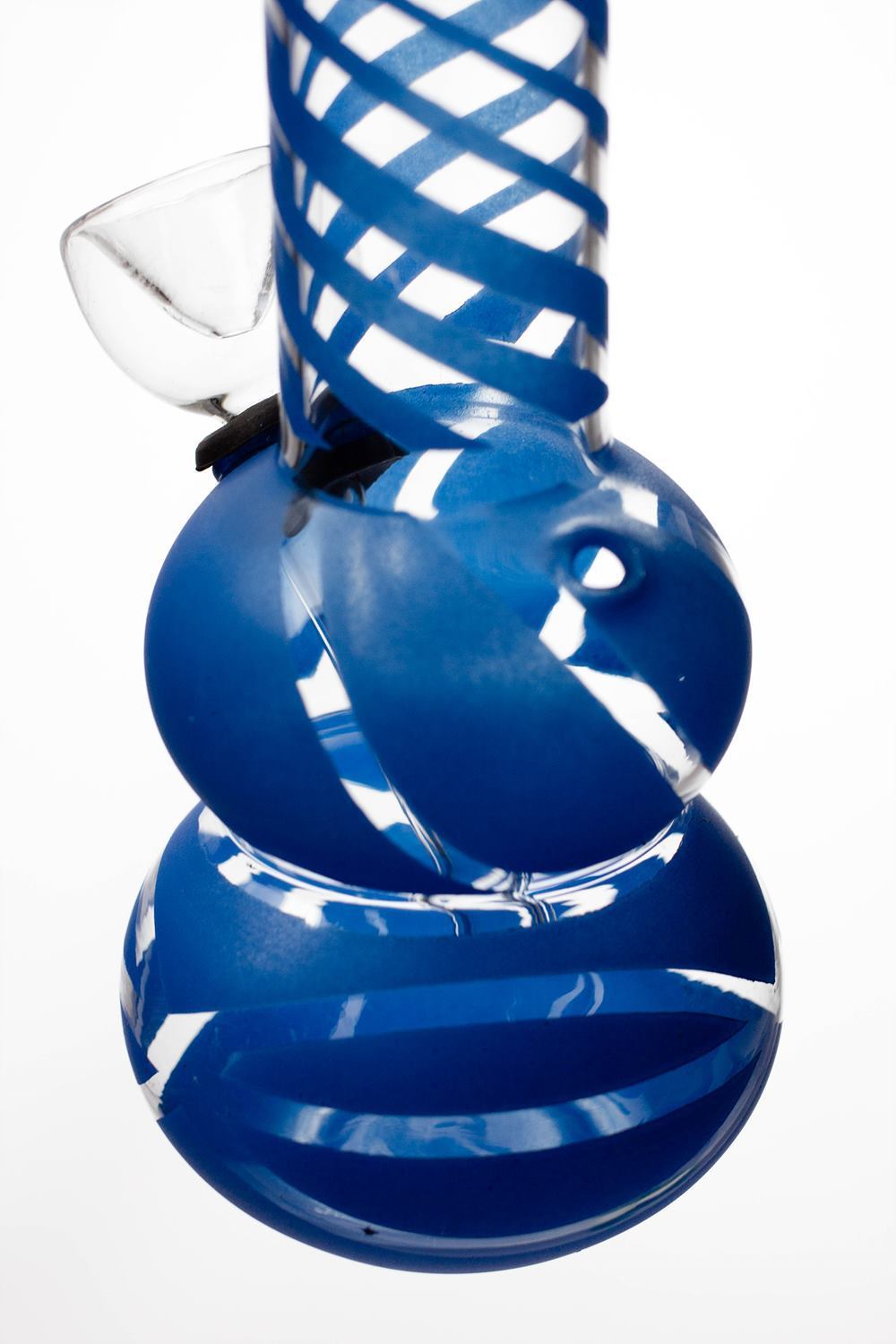 6 double beaker glass water bong