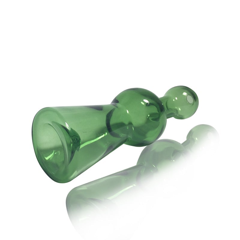Bell Shape Green Glass Hand Pipe
