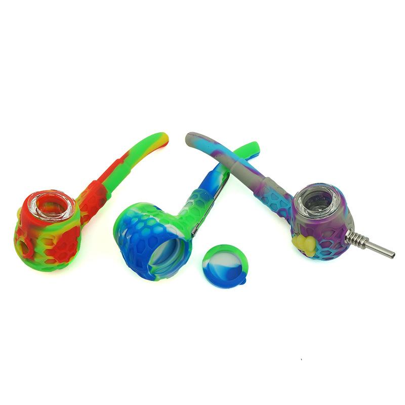 5“ Bee Silicone Gandalf Pipe