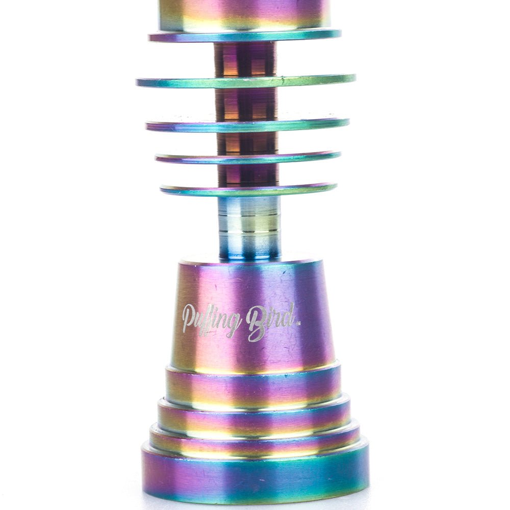 14mm Female Rainbow Titanium Nail For 20mm Enail Heating Coil