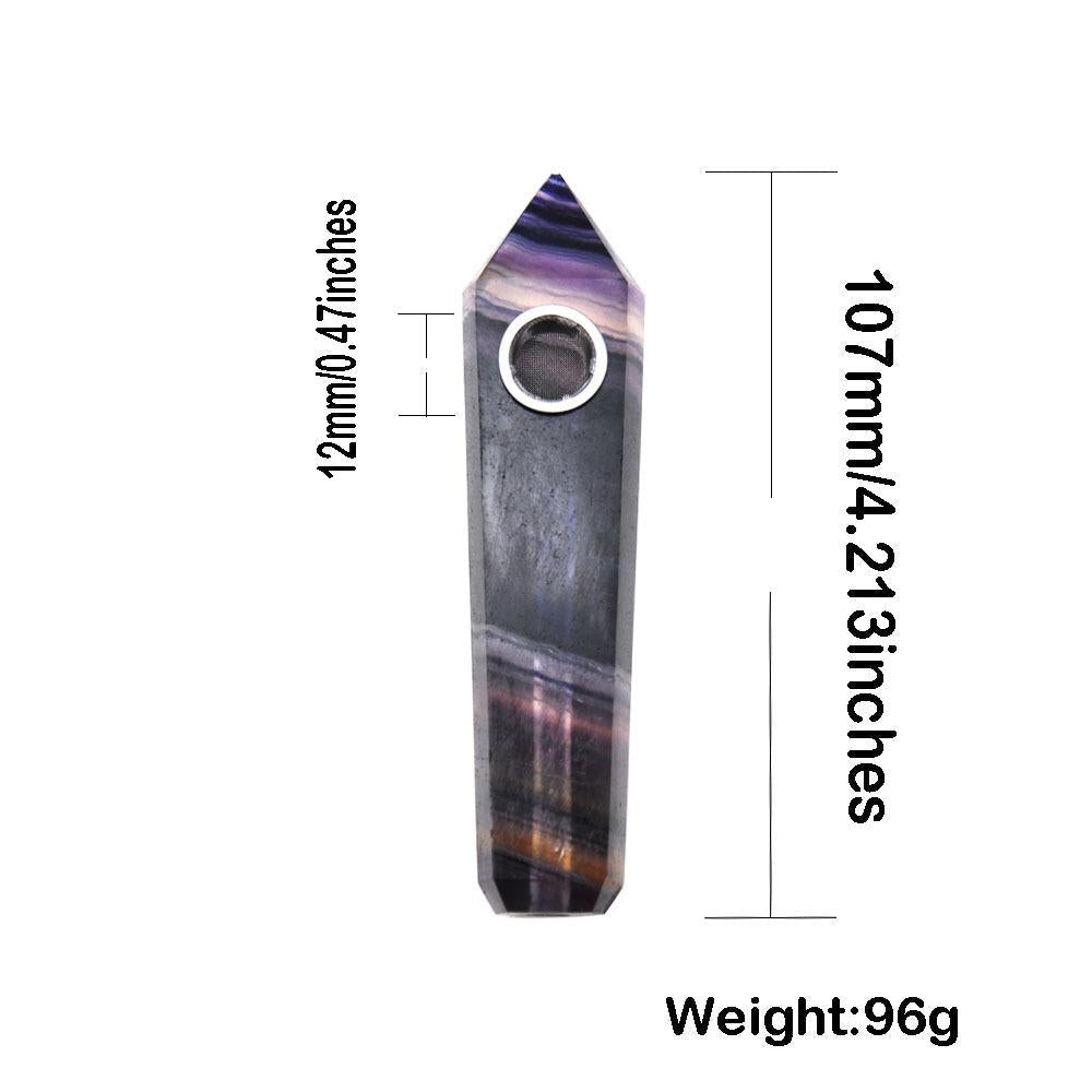 Crystal/Gemstone Multiple Color Pipes(Random)