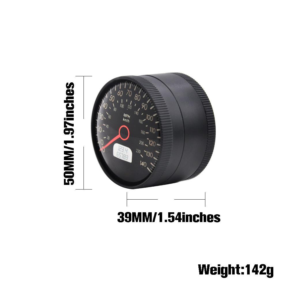 Odometer Novelty Herb Grinder 3 Layer 50mm